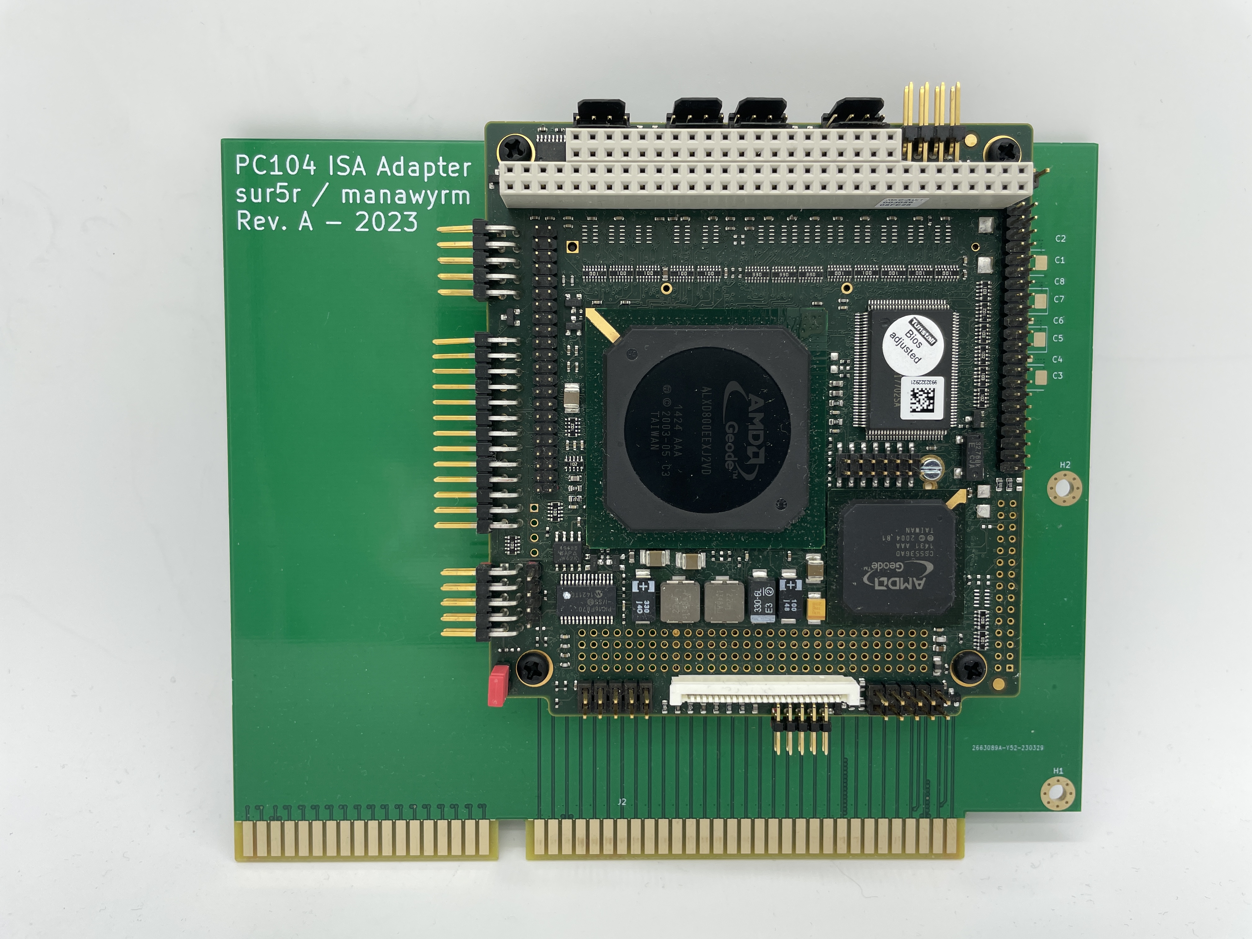 Backplane Micro ATX ISA 16 Bit V1.1 - Sergey Kiselev Per PC XT